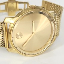 Movado Bold Gold Mesh Stainless Steel Band 44MM Watch - $277.20