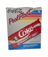 Vintage Coke Machine Coca Cola Heavy Gauge Pool Float Raft Pillow 72&quot; x 30&quot; - £36.12 GBP