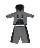 Guess Baby Boys 2 Piece Hoodie And Shorts Pants Size 0/3 Months Outfit G... - £13.64 GBP