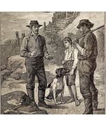 1904 Finding Gold In California Mining History Art Print Farmland DWN10F - $38.77 CAD