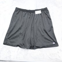 Champion Shorts Mens 2XL Black Long Mesh Athletic Fit Gym Basketball Wor... - £17.39 GBP