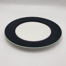 Kate Spade Hopscotch Drive Lenox Dinner Plates Blue With Green Rim 11.25” Sample - $20.00