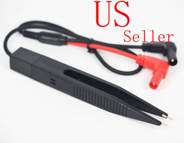 Smd Chips Component Clip Tweezer Dmm Test Lead Cable - $16.99