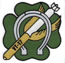 4.5&quot; NAVY VT-17 FIST OF THE FLEET VFA-25 HISTORICAL EMBROIDERED PATCH - £31.69 GBP