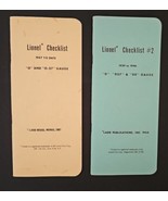 Lionel Toy Corp Checklist Booklets 1967 and 1968 First Editions O, O27, ... - £23.36 GBP