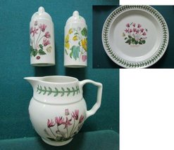 Compatible with PORTMEIRION Botanical Garden Creamer SHAKERS Plate AS LOT - £42.29 GBP