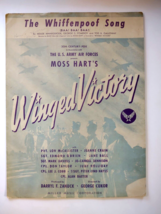 The Whiffenpoof Song US Army Air Force Winged Victory Sheet Music Planes 1944 - £10.50 GBP