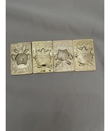 1999 4 POKEMON 23K Gold Plated Cards 2 Poliwhirl, &amp; 2 Togepi - $85.00