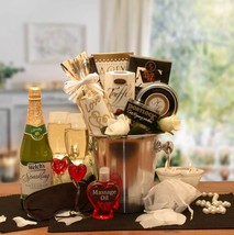 Deluxe Romantic Evening For Two Gift Basket  - £84.69 GBP