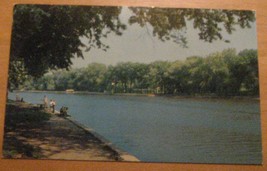 Rock River Fort Atkinson Wisconsin Postcard - £7.91 GBP