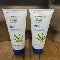 x2 LoT Andalou Naturals CannaCell Botanical  Shampoo Flower Power 8.5 oz - $14.84