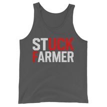 Stuck Farmer Unisex Tank Top, Funny Stuck Farmer Parody - Sarcastic Humo... - $24.26+