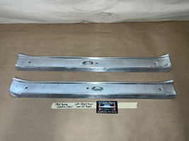 Oem 68 Pontiac Catalina 4 Dr Driver &amp; Passenger Side Front Door Sill Plates Pair - £39.77 GBP