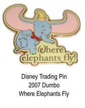 Dumbo - Where Elephants Fly 2007 Disney Trading Pin 52806    - $14.95
