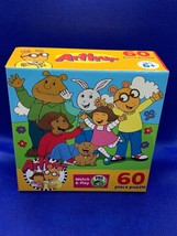 ARTHUR 60 Piece Jigsaw Puzzle Watch &amp; Play PBS Kids--Complete - £3.02 GBP