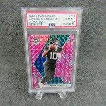 2020 Panini Mosaic Camo Pink Laviska Shenault Jr. Rookie RC PSA 10 #217 - £23.90 GBP