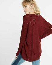 NWT Express Distressed Open Front Cover-Up Sweater Cardigan Light - $26.99