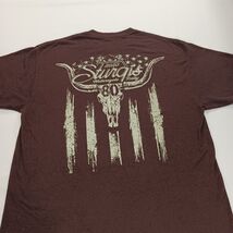 Sturgis 80th Anniversary 2020 Motorcycle Rally Men's Graphic T-Shirt Chest 44" image 2