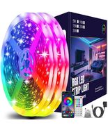 Wittbizz Snacks Simply Products RGB LED Strip Light, 150 Feet, Music Syn... - £24.85 GBP