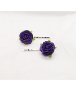 Dark Purple Hair Pin Barrette Clip - Girls Womens Hair Accessories - $5.00