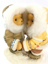 Cherished Teddies ESKIMO Bears Norbit Nyla 534188 Vintage 1999 Double Figurine - £33.37 GBP