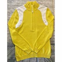 Ralph Lauren LRL Vintage Yellow White Sweater Women’s Size Large Mock Pr... - £32.85 GBP