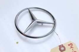 86-95 MERCEDES-BENZ W124 REAR TRUNK LID CHROME BADGE Q1383 image 6