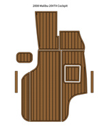2008 Malibu 20 VTX Cockpit Pad Boat EVA Foam Faux Teak Deck Floor Mat Fl... - $670.00