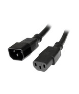 Startech PXT100143 3FT POWER EXTENSION CORD C14 TO C13 COMPUTER MONITOR ... - $54.18 CAD