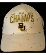 Nike Legacy 91 1Size Baylor Bears 2021 NCAA Men&#39;s Champs BU White Gold - $38.95