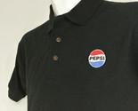 PEPSI Cola Delivery Employee Uniform Polo Shirt Black Size M Medium NEW - $25.49