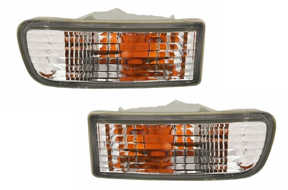 TOYOTA 4RUNNER 1999-2002 RIGHT LEFT TURN SIGNAL LIGHTS BUMPER LAMPS PAIR - $34.64