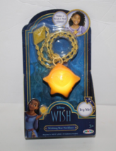 Disney Wish Movie Asha Star Heart Light Up Necklace Glow in Dark Wishing... - €6,82 EUR
