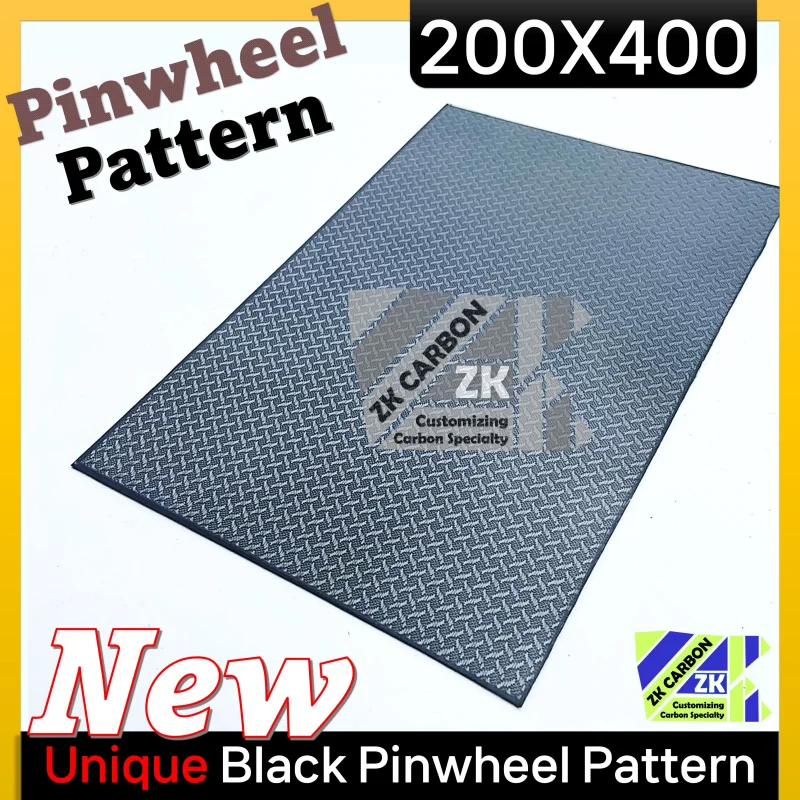200x400 1PC Pinwheel Patterned Unique Carbon Fiber Plate for RC Airplane... - £22.36 GBP+