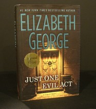 Signed Copy New Hdcvr Just One Evil Act by Elizabeth George - £11.18 GBP