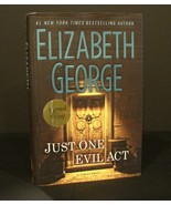 Signed Copy New Hdcvr Just One Evil Act by Elizabeth George - $14.00