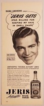 1940&#39;s Print Ad Jeris Antiseptic Hair Tonic Actor Dana Andrews - £12.01 GBP