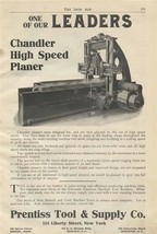 Chandler High Speed Planner by Prentiss Tool &amp; Supply 1909 Magazine Ad  - £22.15 GBP