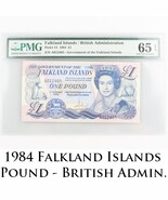 1984 Falkland Islands One Pound Gem UNC-65 EPQ £1 British Administration... - €144,96 EUR