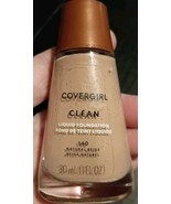 NEW Covergirl Clean Liquid Foundation, #140 Natural Beige - $7.69