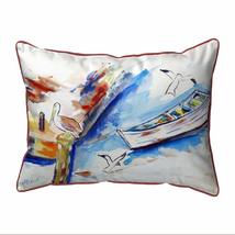 Unknown1 Rowboat Birds Extra Large Pillow 20x24 Multi Color Graphic Prin... - £42.41 GBP