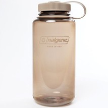 Nalgene Sustain 32oz Wide Mouth Bottle (Mocha) Recycled Reusable Brown - £12.32 GBP