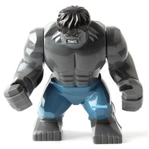 Grey Hulk (BigFig) Marvel Comics Super Heroes Minifigures Lego Compatible Bricks - £7.59 GBP