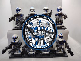 Clone Troopers Custom Designed Minifigures set &quot;Blue Brigade&quot; - $24.00