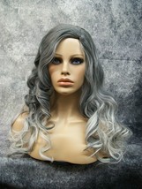 Dark Angel Wig Roots Wicked Witch Sorceress Goth Vampire Ghost Phantom Spirit - £12.73 GBP