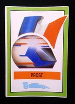 Alain Prost Helmet ✱ Rare Formula 1 Sticker Pocket Calendar Card Portugal 1986 - £17.79 GBP