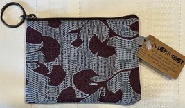 Maruca Accessory Bag Coin Card Case Key Ring Zip Top Closure NWT Colorad... - $12.00