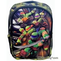 TMNT Ninja Turtles Leonardo, Michelangelo, Raphael &amp; Donatello School Backpack - £31.44 GBP