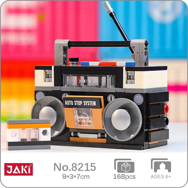 JAKI 8215 Retro Boombox Cassette Radio Music Tape Player Machine Model D... - £14.70 GBP