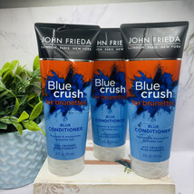 John Frieda Blue Crush Brunettes Hair Blue Conditioner ~ 3 Pcs - £14.67 GBP